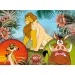 Lví král 2 v 1 24dílné Eco mini puzzle a omalovánka 35x25 cm – Lisciani