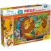 Lví král 2 v 1, puzzle a omalovánky, 24 dílků, 50x35 cm – Lisciani
