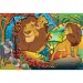 Lví král 2 v 1, puzzle a omalovánky, 24 dílků, 50x35 cm – Lisciani