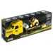 Magic Truck Technic: Náklaďák s buldozerem a světlem 80cm - Wader