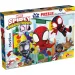 Marvel Spidey 2 v 1, 24dílné puzzle a omalovánka 35x25 cm - Lisciani