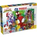 Marvel Spidey a jeho tým 2 v 1, puzzle a omalovánka, 24 dílků, 50x35 cm - Lisciani