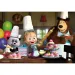 Máša a Medvěd pečení muffinů 24dílné puzzle 50x35cm - Lisciani