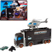 Matchbox Film: 2 v 1 Mercedes autotransportér a přestavitelná sada dráhy – Mattel