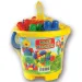 Maxi Blocks kbel s 24 stavebními kostkami - D-Toys