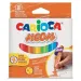 Maxi trojúhelníkové neonové voskovky sada 8 ks - Carioca