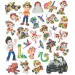 Melissa &amp; Doug: Patrola tlapky Džunglí nafukovací nálepky sešit
