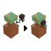 Minecraft Reveal minifigurka v úložném boxu – Azalea – Mattel