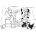 Minnie Mouse 2 v 1 108dílné puzzle a omalovánka 50x35 cm - Lisciani