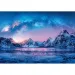 Mírová puzzle: Světle modrá puzzle 500 kusů - Clementoni