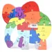 Mnoho stromů vzdělávací slon puzzle