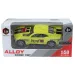 Model auta: Kovové závodní auto v různých variantách 7cm 1/50 1ks