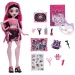 Monster High Péče o děsivost Draculaura panenka s doplňky – Mattel