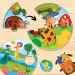Montessori: Puzzle mláďat zvířat, sada 42 kusů – Lisciani