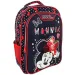 Musí: Minnie Mouse tmavě modro-červený školní batoh, batoh 32x18x43cm
