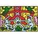 Novo Art: Keith Haring - Obraz bez názvu 1000 kusový puzzle - Clementoni