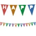 Opakovaně použitelný barevný banner s nápisem Happy Birthday 200 cm