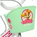 Paw Patrol Skye 14” dětské kolo s košíkem a sedačkou pro panenku v růžovo-mátově zelené barvě – Dino Bikes kolo