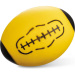 Pěnový míč na americký fotbal a ragby 25 × 18 cm - Mondo Toys