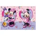 Plastový ubrus s motivem Minnie Mouse a Daisy, 120x180 cm.