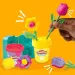 Play-Doh: Malé květiny - Tulipán a narcis sada modelíny - Hasbro