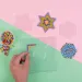 PlayBox: 5mm MIDI žehlicí korálky - Pruhované kusy v balení 10 000 ks