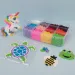 PlayBox: 9mm XL MAXI zažehlovací korálky ve 12 barvách v úložném boxu, 12000 ks
