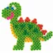 PlayBox: 9mm zažehlovací korálky základna 5ks dinosaurus