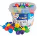 PlayBox: Barevná mozaika velké velikosti, 125 kusů v sáčku, 2 cm