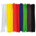 PlayBox: Barevné chenillové nitě, sada 100 ks, 0,3x15 cm.