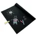 PlayBox: Černá křídová tabule v roli s barevnými křídami 200x45cm