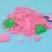 PlayBox: Růžová písková hmota v kbelíku 1 kg