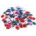 PlayBox: Samolepící krystalové kameny, 150 ks, 10-14 mm