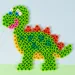 PlayBox: XL zažehlovací podložka na korálky s motivem dinosaura 1 ks
