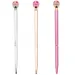 Plnicí pero s kuličkovou špičkou a sušenou květinou v různých variantách 1 ks