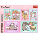 Poznejte kočku Pusheen – 4×250 dílků puzzle – Trefl