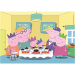 Prasátko Peppa 2×20 dílků Supercolor puzzle - Clementoni