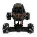 RC Dálkově ovládaný Cross Country Jeep s pohybem do stran, pružným zavěšením a světelnými efekty 21cm 2,4 GHz
