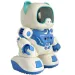 RC Dálkově ovládaný interaktivní tančící robotický prasátko s efekty světla a zvuku 20cm
