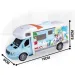 RC Dálkově ovládaný obytný vůz Holiday Travel s osvětlením 27MHz v měřítku 1/32, délka 20cm