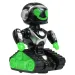 RC Interaktivní dálkově ovládaný MacroBot v černo-zelené barvě s osvětlením a zvukem 20cm