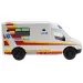 RC dálkově ovládaná bílá sanitka s efekty světel 2,4GHz měřítko 1/12 délka 30cm
