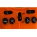 RC interaktivní TalkBot robot walkie-talkie v oranžové barvě s 2,4GHz