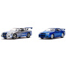Rychle a zběsile: Dvojbalení – Brianův Nissan Skyline GT-R R34, sada 2 modelů aut 1:32 – Jada Toys