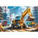 Rypadlo-nakladač traktor 60dílné puzzle - Trefl