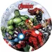 Sada papírových talířů Avengers, 8 ks, 20 cm
