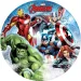 Sada papírových talířů Avengers 8 ks, 23 cm