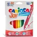 Sada tenkých filcových per 12ks - Carioca