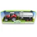 Série Farm Truck: Červený nebo zelený traktor s nádrží na vodu 46 cm