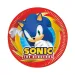 Sonic the Hedgehog 8ks papírový talíř set 20cm
